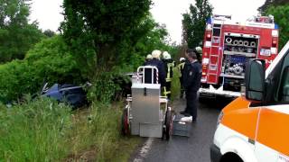 Verkehrsunfall bei Fritzlar Frau schwer verletzt [upl. by Paule]