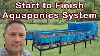 AQUAPONICS  Step by Step Instructions  From Start to Finish [upl. by Roque145]