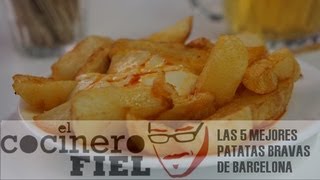 LAS MEJORES PATATAS BRAVAS DE BARCELONA [upl. by Else]