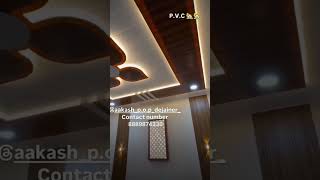 Curved cornice fitting falseceiling pvcwork cornice [upl. by Olimreh]