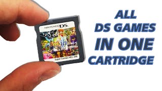 Every ds game in one cartridge  208 in 1 ds games from ebayaliexpress [upl. by Tynan326]