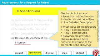 Writing the Patent Specifications [upl. by Ydnelg739]