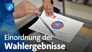 Das bedeuten die Wahlergebnisse in Thüringen und Sachsen [upl. by Fesoj]