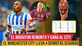 🚨 El BRIGHTON de PERVIS REMONTA y GANA 21 al MANCHESTER CITY  EL CITY LLEVA 4 DERROTAS SEGUIDAS 🤯 [upl. by Bolt]