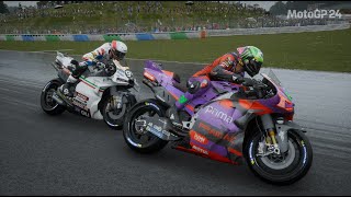 prima pramac team double podium  motogp motegi japan  motogp 24 gameplay [upl. by Emelun]