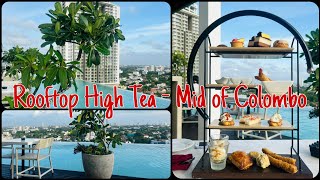 Walk with Us to Rooftop High Tea in Mid of Colombo Sri Lanka Jetwing Colombo Seven [upl. by Sergu217]