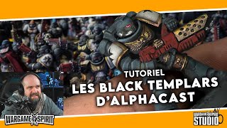 Wargame Spirit Studio  La recette des Black Templars dAlphacastfr [upl. by Spiegel255]