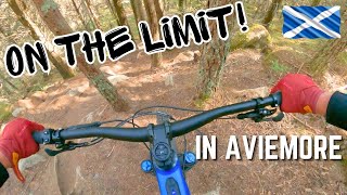 TESTING MY LIMITS on the BLACK TRAILS at HIGH BURNSIDE Aviemore [upl. by Oiluj]