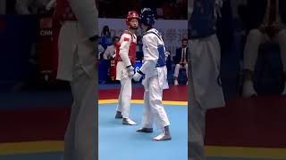 Wuxi 2022 World Taekwondo Grand Slam Champions  Jaegwon Kang KOR vs Yushuai Liang CHN [upl. by Enilauqcaj586]