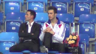 FGP Sochi 2012 Romain Haguenauer and Guillaume CIZERON at tribune [upl. by Atikim]