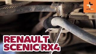 Hoe een stabilisatorstang rubbers vooraan vervangen op een RENAULT SCENIC RX4 HANDLEIDING  AUTODOC [upl. by Pliam]