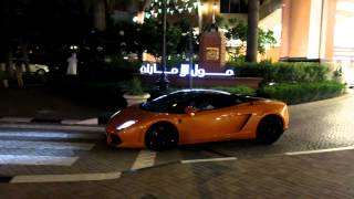 loud orangeblack Lamborghini Gallardo LP5404  drive off [upl. by Jeavons]