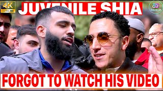 JUVENILE SHIA TRIED TO JUSTIFY SHIAISM SHAMSI SPEAKERS CORNER [upl. by Cinelli569]