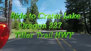 Crater Lake Oregon and HWY 227 Motorcycle rideBlack CrowesHonda ST1300 [upl. by Pauwles]