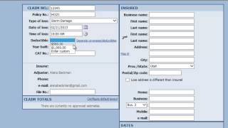 Symbility  Entering Basic Claimant Info beginning of claim [upl. by Rusel]