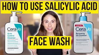 HOW TO USE SALICYLIC ACID FACE WASH 🚿 Dermatologist DrDrayzday [upl. by Oglesby108]