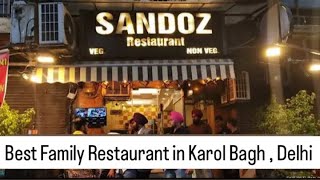 Sandoz Restaurant  Sandoz Karol Bagh  Sandoz Family Restaurant in Delhi [upl. by Clim623]