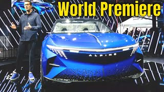 Alpine A390 β Electric Sport Fastback World Premiere Paris Motor Show [upl. by Salaidh788]