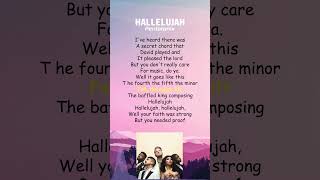 Pentatonix  Hallelujah Lyrics shorts [upl. by Rexferd]