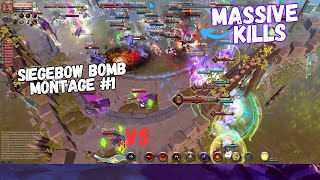 SiegeBow Bomb Montage  OATH x SIEGE  Albion online bomb montage  Jiggly bomb highlights [upl. by Uoliram]