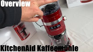 KitchenAid KAFFEEMÜHLE  ARTISAN 5KCG8433  Bohnen frisch mahlen um aromatischen Kaffee zu genießen [upl. by Enoed643]