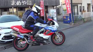 モリワキゼロサウンドを聞け 1999 ホンダ VTR1000F ファイアーストーム SC36 1999 HONDA VTR1000F FIRE STORM MORIWAKI ZERO [upl. by Chevy]