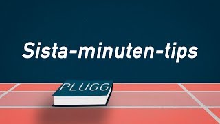 Sista minuten  tips dagen innan provet [upl. by Armelda]