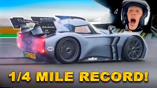 I broke the 14mile world record in this new HYPERCAR [upl. by Eneri]