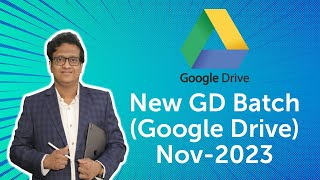 New GD Google Drive Batch  Mobile App  November 2023  Siddharth Agarwal [upl. by Sirred]