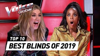 BEST BLIND AUDITIONS of 2019  The Voice Rewind [upl. by Nellda]