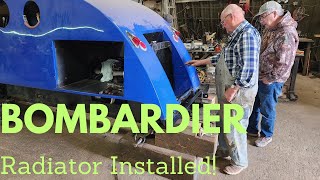 HOW TO INSTALL A RADIATOR  BOMBARDIER [upl. by Misty]