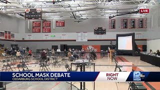 Cedarburg School District debates masks in classroom [upl. by Tayib]