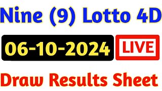 06102024 Nine Lotto Results  4d Result Today  9 Lotto 4d Results  Today 4d Result Live [upl. by Young]