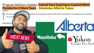 Extend Your ExpiringExpired WORK PERMIT BY 2 Years🇨🇦 alberta yukon manitoba pgwp workpermit [upl. by Davy820]