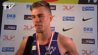 MaReuther quotDas war nicht so geplantquot  800 m I HallenDM 2018 Dortmund [upl. by Eilyah]