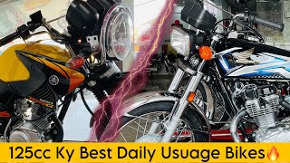 BEST 125CC DAILY USUAGE BIKES OF PAKISTAN 2024🔥 [upl. by German]