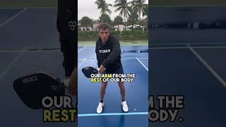 How to hit the backhand flick in under 60 seconds pickleball pickleballtips shorts [upl. by Riannon]