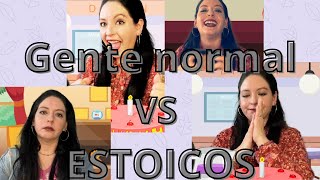 Gente normal promedio vs Estoicos [upl. by Yelahc]