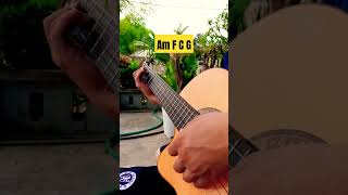 Chords Am F C G lesson shorts [upl. by Isyed]