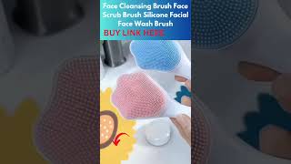 BUY LINK HERE Face Cleansing Brush Face Scrub Brush Silicone Facial Face Wash Brush [upl. by Nylarej]