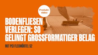 Bodenfliesen verlegen So gelingt großformatiger Belag [upl. by Loftis952]