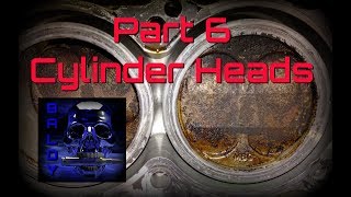 VFR800Fi Engine Rebuild Series Part 6 Cylinder Heads [upl. by Kiona431]