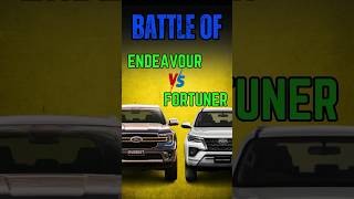 Battle of Endeavour Vs Fortuner shorts [upl. by Mecke643]