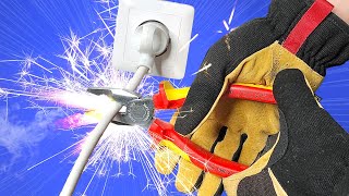 Short Circuit Slow Motion Crash test KNIPEX amp Milwaukee [upl. by Thorsten483]