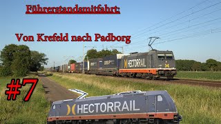 4K  Führerstandsmitfahrt Von Krefeld nach Padborg DK 7 [upl. by Gabriellia2]