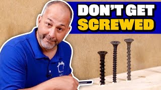 What Screw to Use For Your DIY Project  Fasteners amp Tools Guide [upl. by Nimra462]