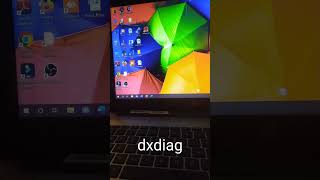Run command to see system information  dxdiag  shortcut key shorts [upl. by Berta227]