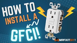 HOW TO INSTALL A GFCI OUTLET [upl. by Blanchard432]