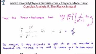 Planck Integral Solution [upl. by Brabazon]