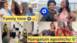 Family vlog ❤️  Revealing love story 🧿 heidisaadiya funny vlog NINGAL KAATHIRUNNA UTHARAM 👍💚 [upl. by Wrdna]